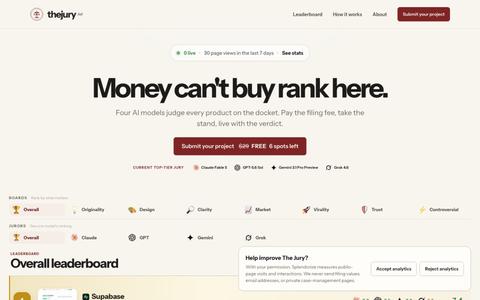 Money can't buy rank here · thejury.lol — screenshot