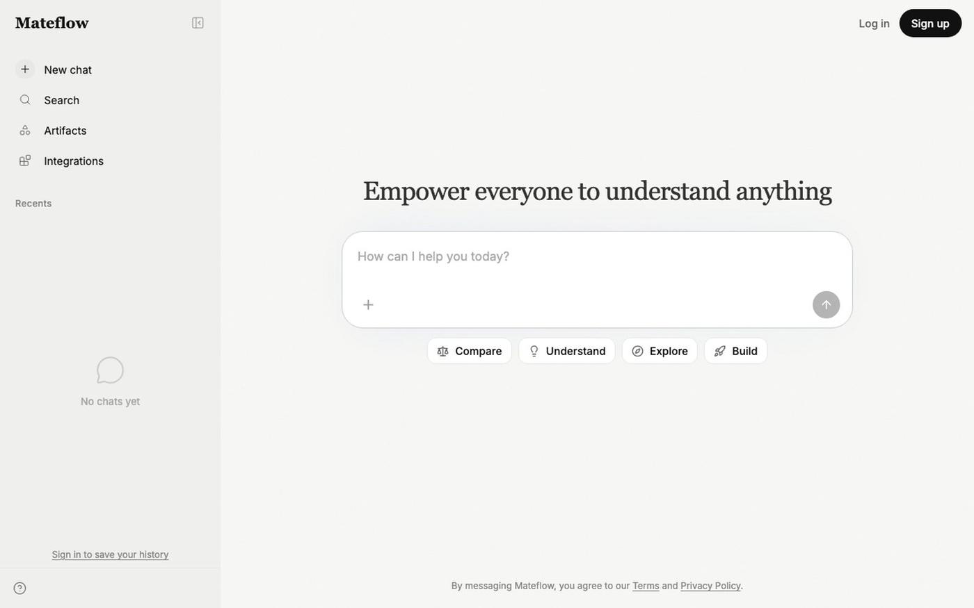 Mateflow — screenshot