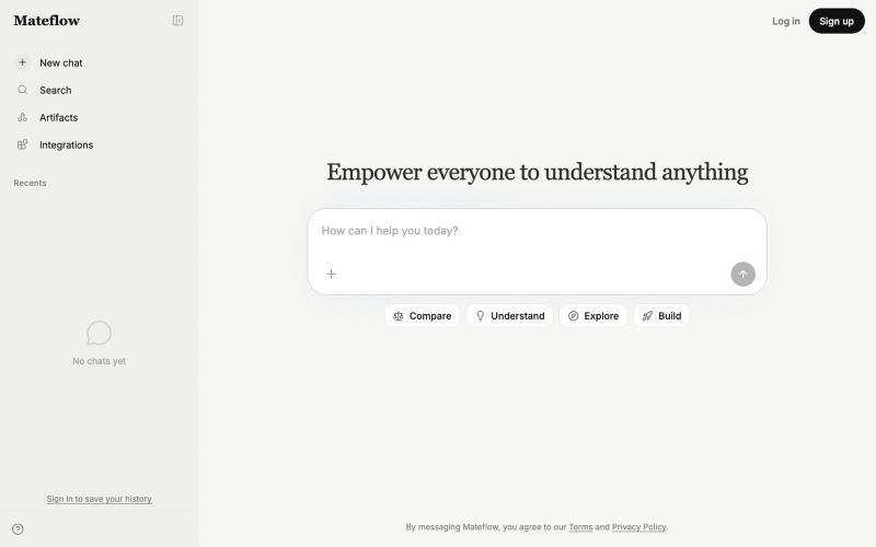 Mateflow — screenshot
