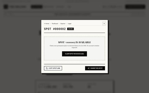 Spot #2 — Available | THE MILLION — screenshot