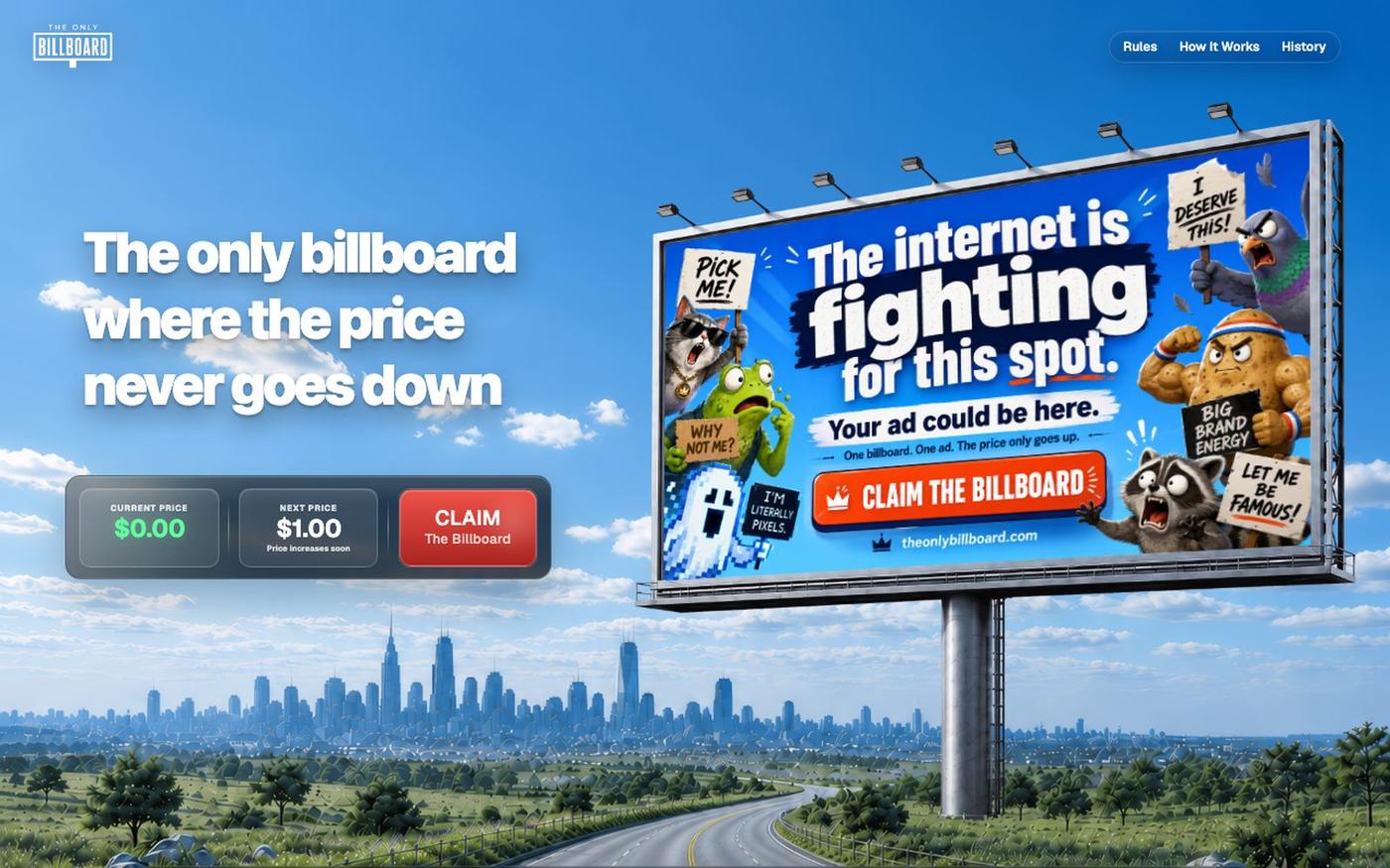 theonlybillboard.com — screenshot