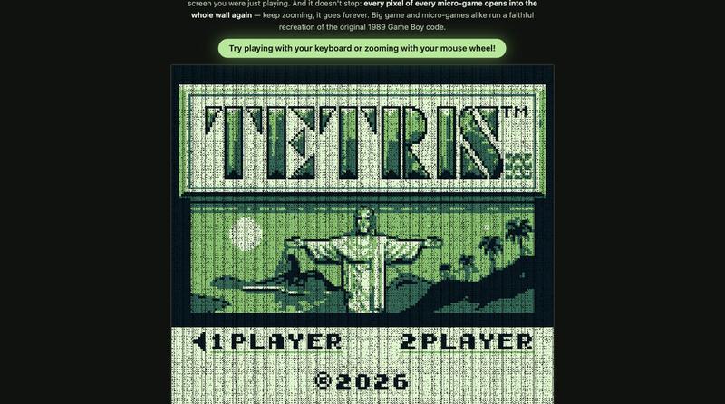 Fractetris — screenshot