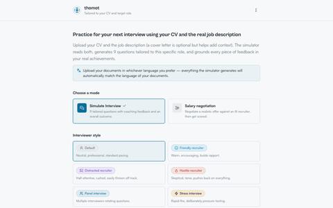 thomot — screenshot