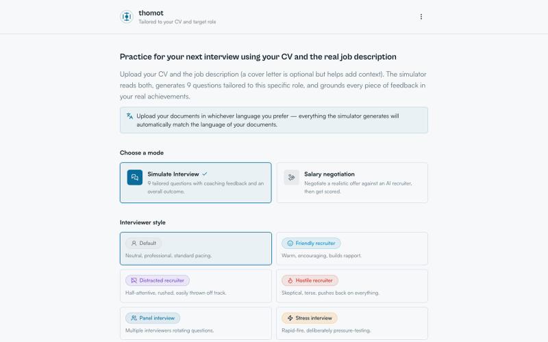 thomot — screenshot