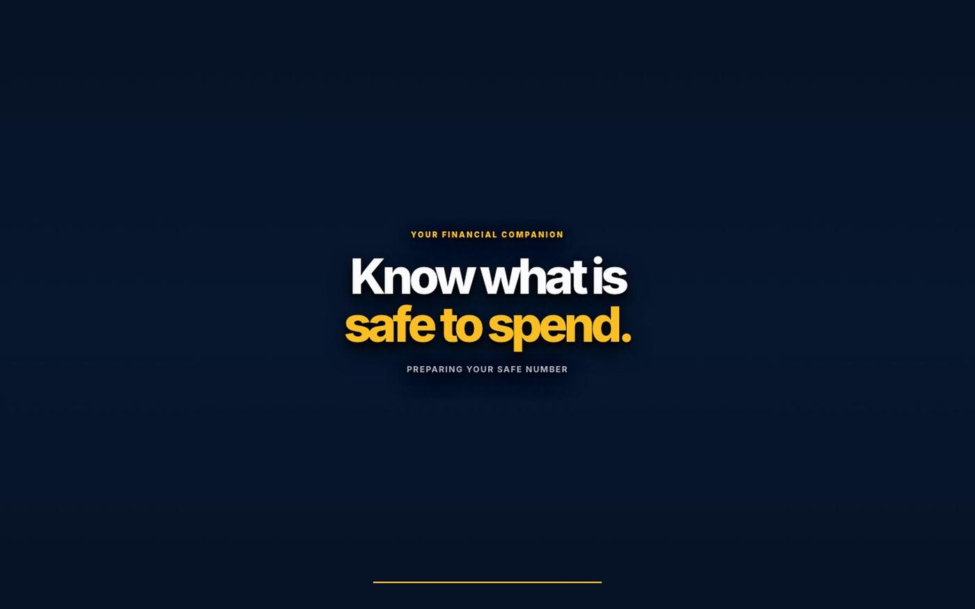 ThriVelo | Know What Is Safe To Spend Today — screenshot