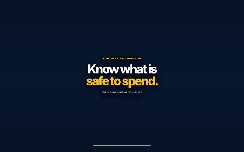 ThriVelo | Know What Is Safe To Spend Today — screenshot