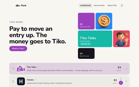 Tiko Rank — screenshot