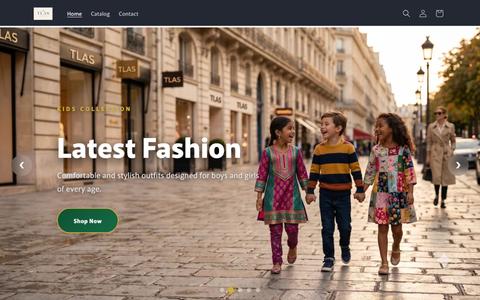 fashion store — screenshot