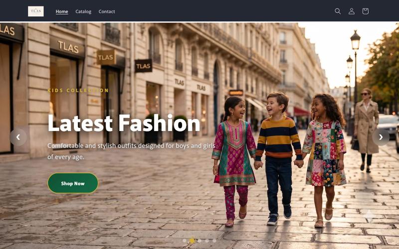 fashion store — screenshot