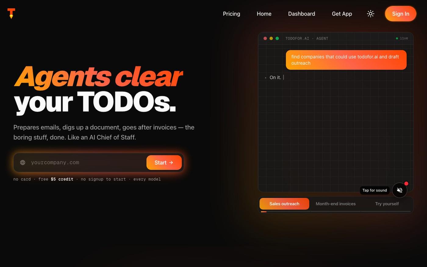 TODO for AI — screenshot