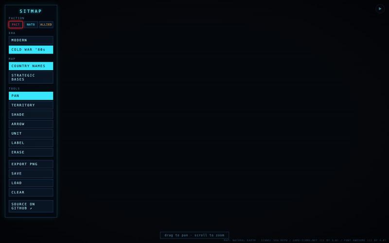 SITMAP — a World in Conflict inspired map editor — screenshot