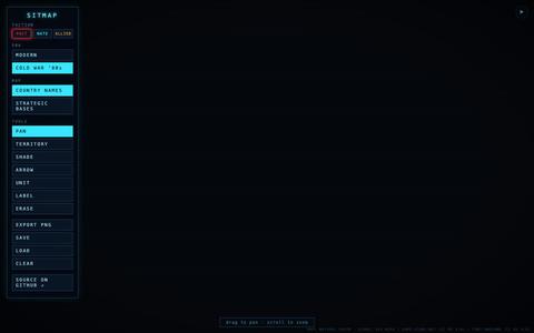 SITMAP — a World in Conflict inspired map editor — screenshot