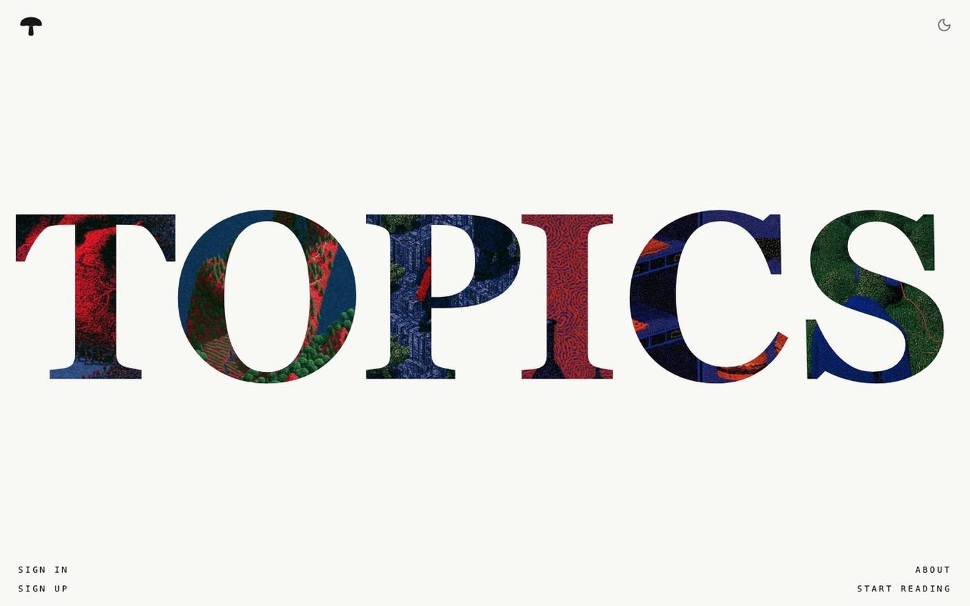 topicsapp — screenshot
