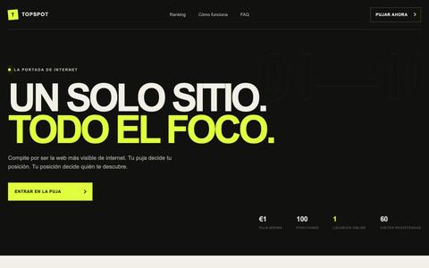 TopSpot — La portada de internet — screenshot