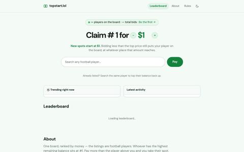 topstart.lol — screenshot