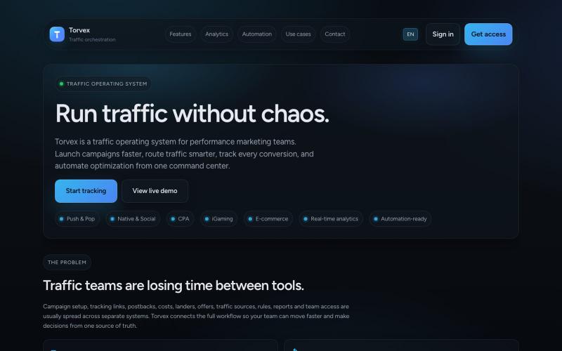 Torvex — screenshot