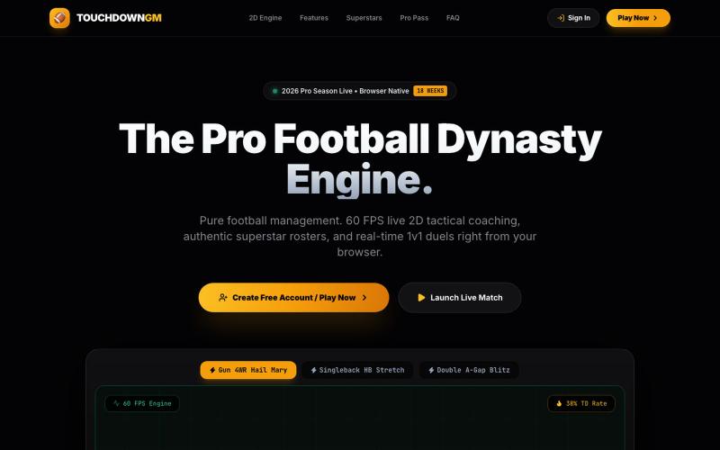 Touchdown GM — Ultimate NFL Football Manager & Franchise Dynasty — screenshot