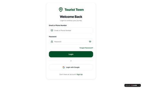 Tourist Town — Book hotels, flights, places & more — screenshot