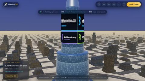 Tower Top — bid your way to the top floor — screenshot