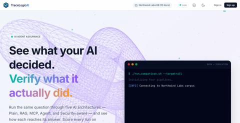 TraceLogicAI — See How AI Reaches Its Answers — screenshot