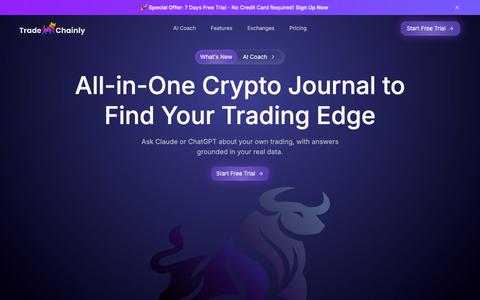 Crypto Trading Journal for Binance, Bybit, Coinbase & More — screenshot