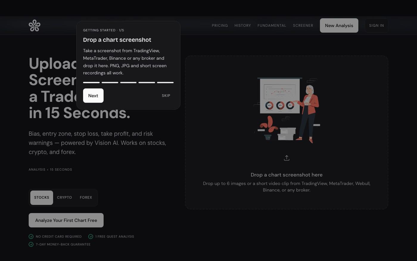 Trade Eyes - Multi-Market AI Chart Analysis — screenshot