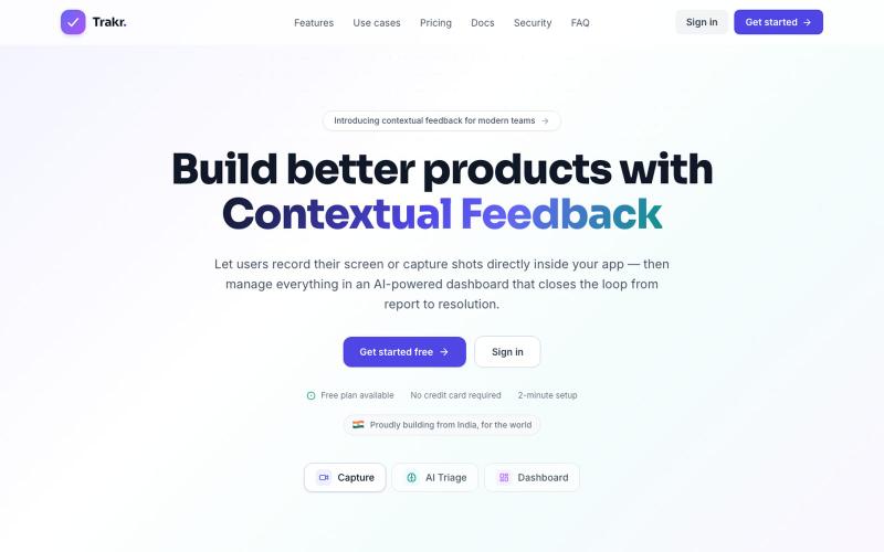 trakrlabs — screenshot