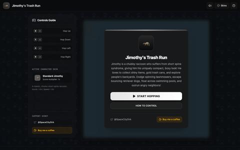 Jimothy's Trash Run — screenshot