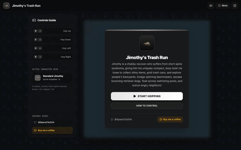 Jimothy's Trash Run — screenshot