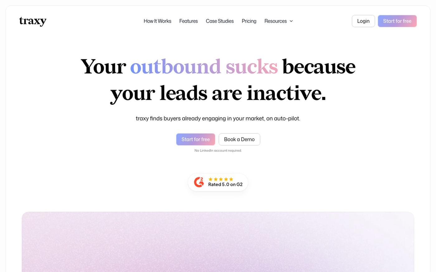traxy.ai - Turn LinkedIn engagement into qualified pipeline — screenshot