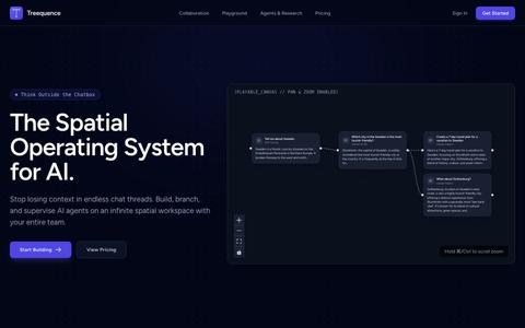 Treequence AI — screenshot