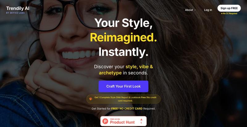Trendily AI: AI Personal Pocket Stylist & Identity-Preserving Fashion Engine — screenshot