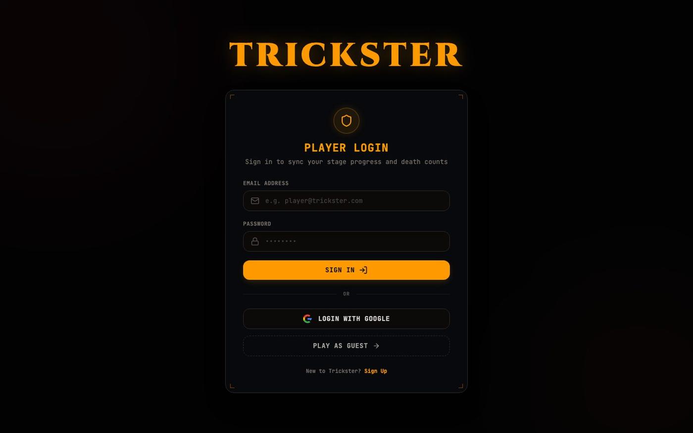 Trickster — screenshot