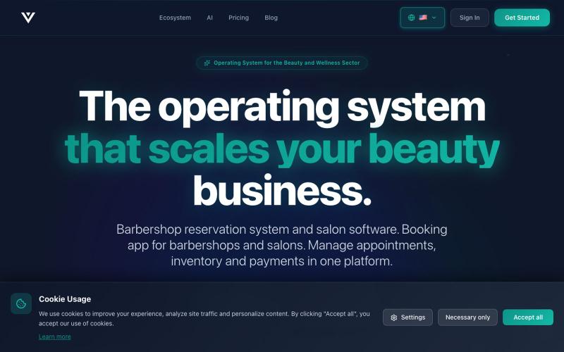 Sistema de Reservas para Barbería y Peluquería | Trivorac — screenshot