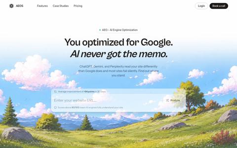AEOS — AI Engine Optimization — screenshot