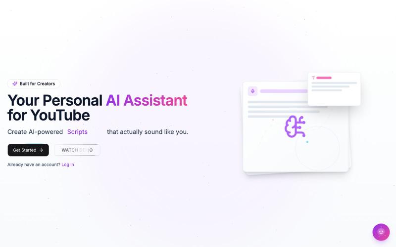 Creator AI | AI Assistant for YouTube Creators — screenshot