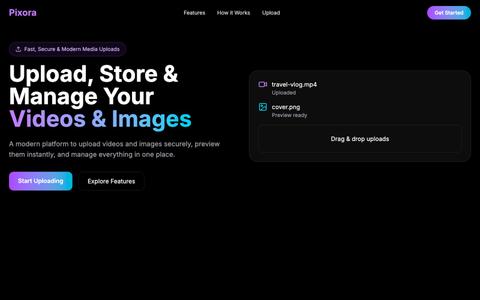 Pixora — screenshot
