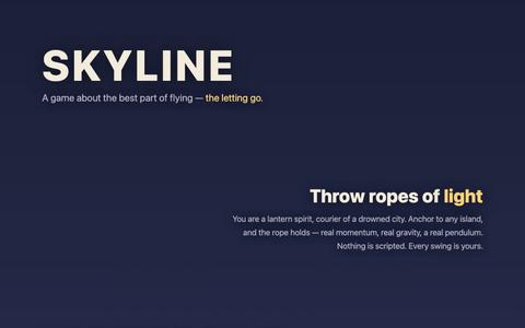 SKYLINE — swing above the fog | Clarity Templates — screenshot