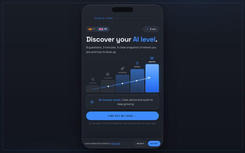 Your AI Level · What level are you really at? — screenshot