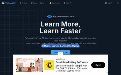 AI-Powered Learning Assistant | TurboLearn — screenshot