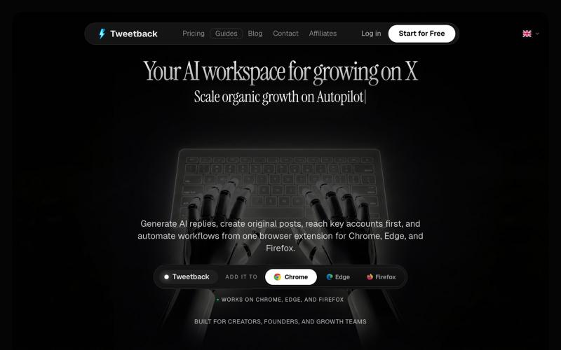 Tweetback - AI Workspace for X Growth | Tweetback — screenshot