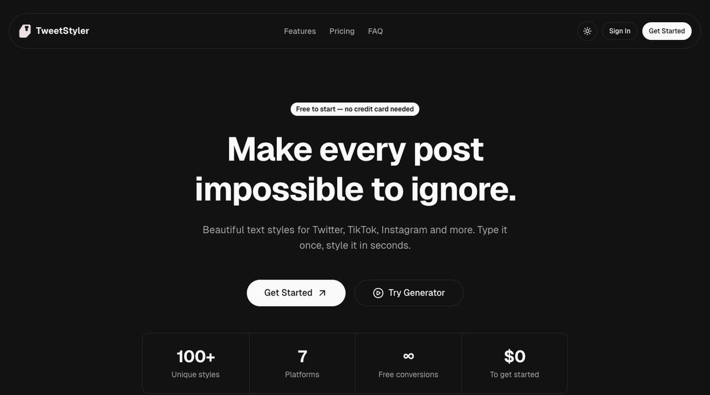 tweetstyler-com — screenshot
