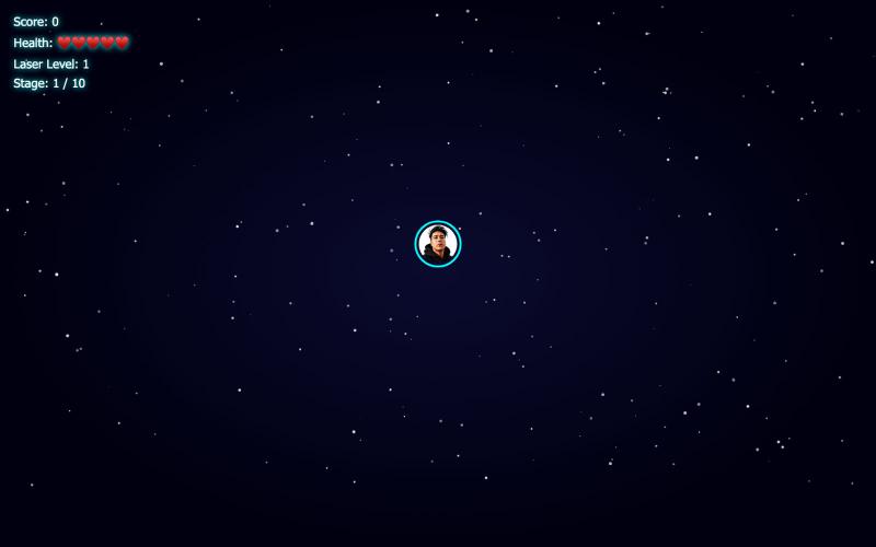 My Twitter Space Shooter — screenshot