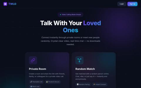 TWLO — Talk With Loved Ones — screenshot