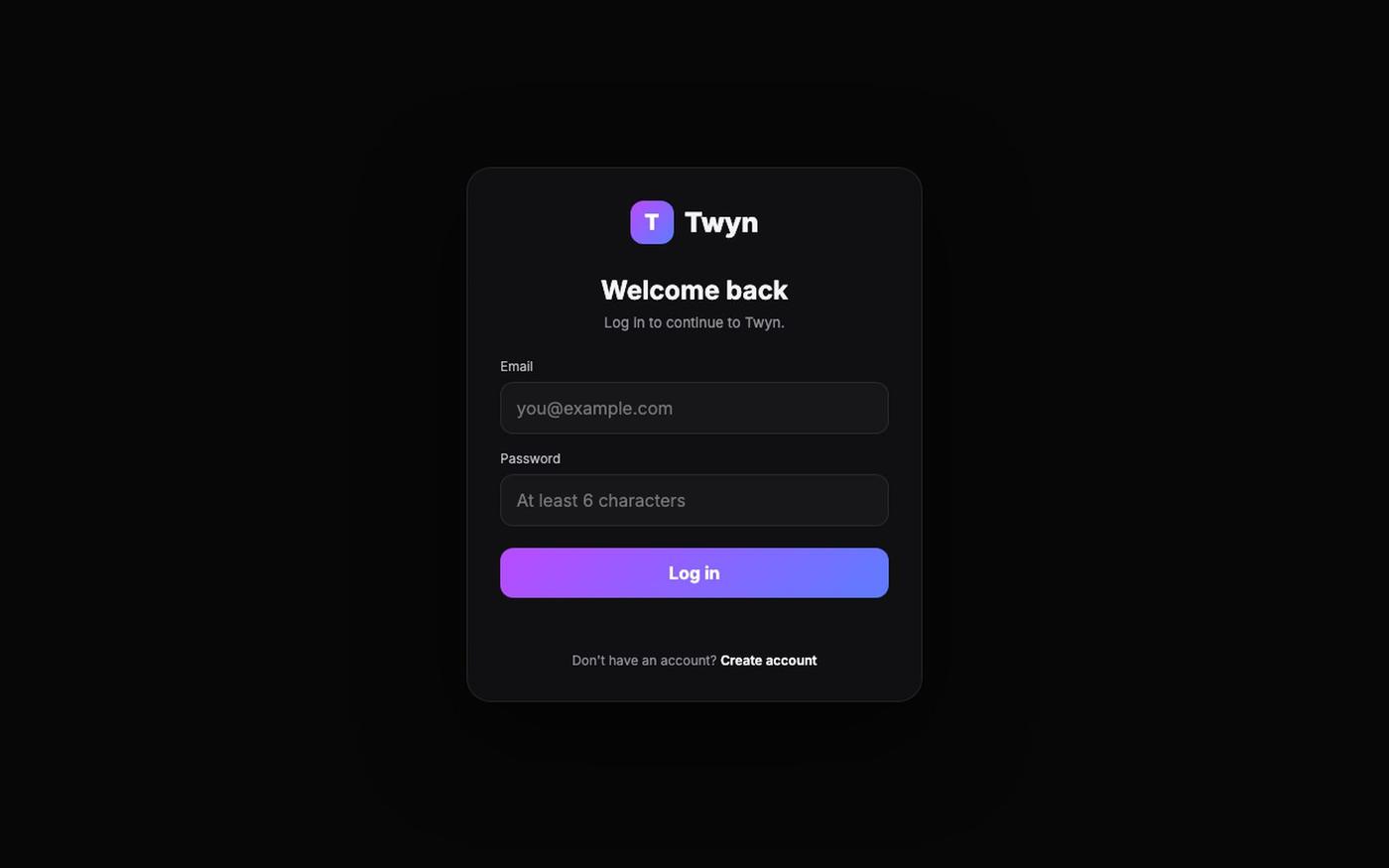 Twyn — Social, Reimagined — screenshot