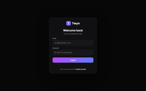 Twyn — Social, Reimagined — screenshot