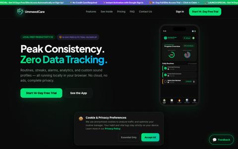 Ummeed Care | Smart Routine Builder & Habit Tracker — screenshot