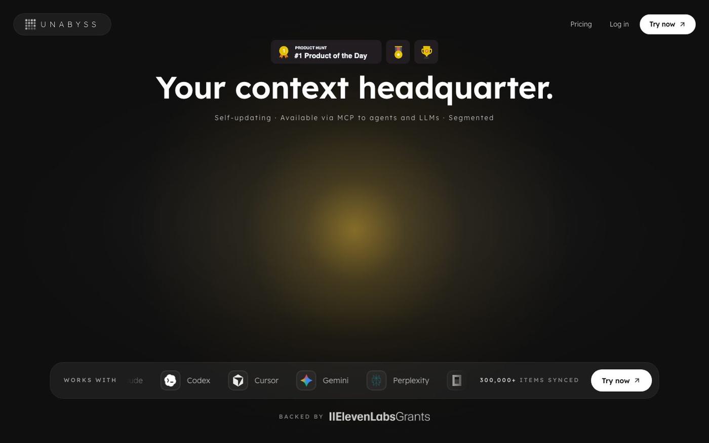 Unabyss — Your context headquarter. — screenshot