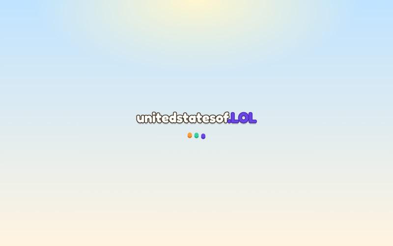 United States of LOL - claim a US state before someone outbids you — screenshot