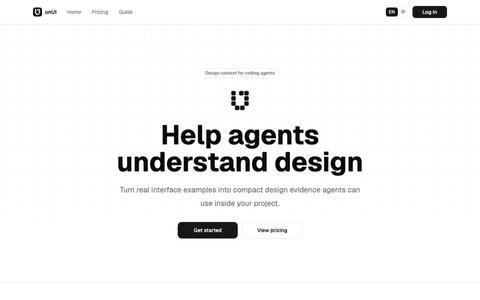 unUI - AI design context for Agents — screenshot